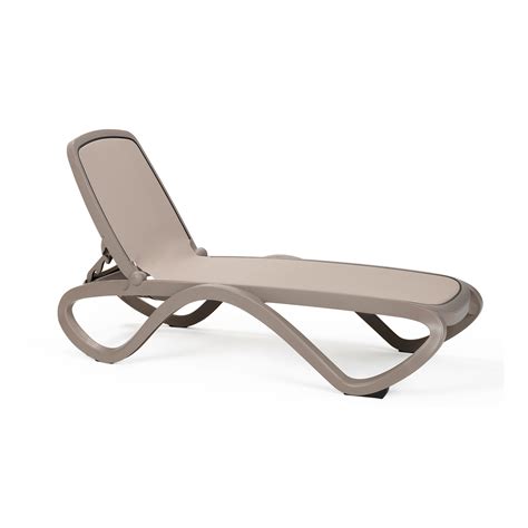 Nardi Omega Stacking Sling Chaise Lounge .